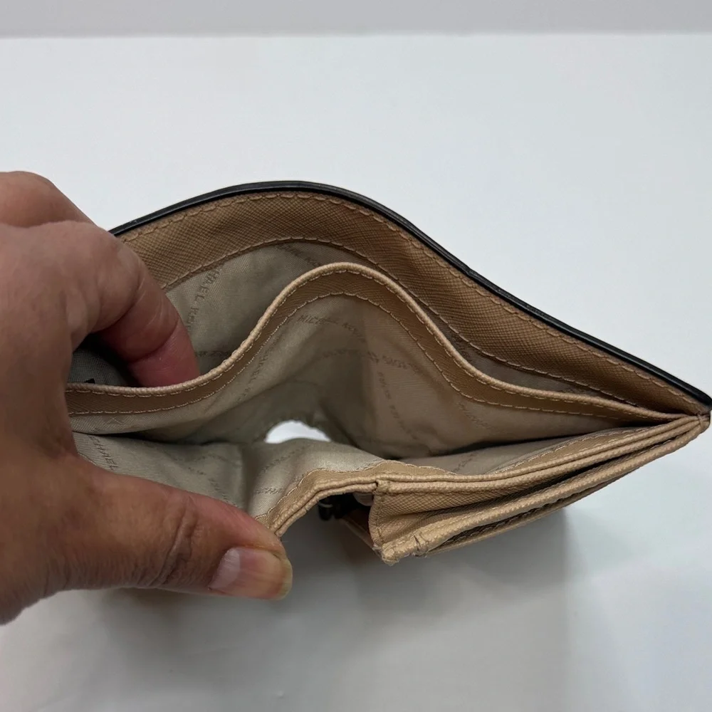 Michael Kors Beige Card Holder